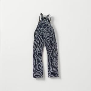 Vintage Altamont Blue White Hickory Stripe Workwear Overalls Men’s 34x29 Skater